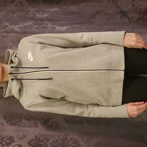 Long Nike Grey Zip with Hood